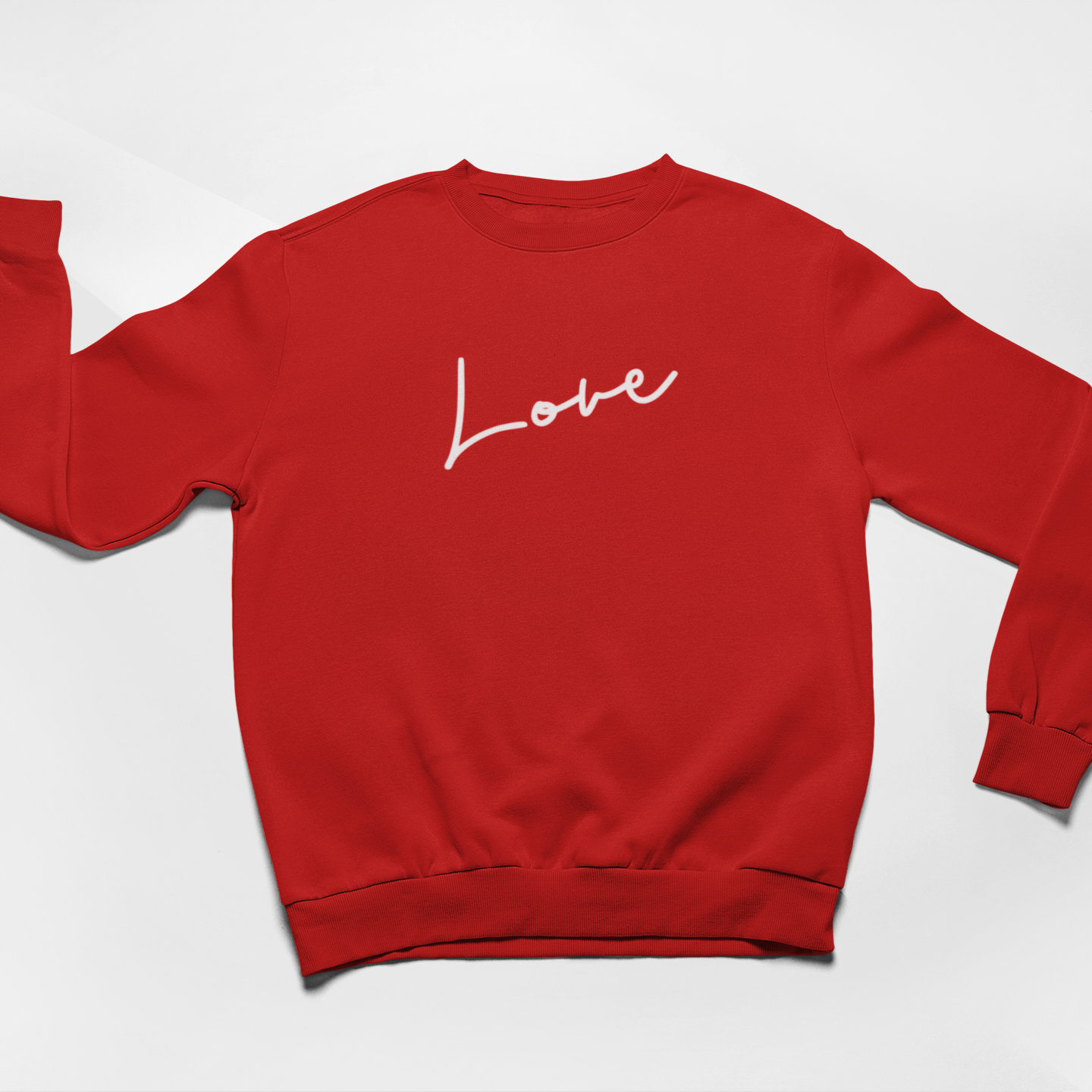 Cursive Love Sweatshirt – Faintly Aloof Apparel