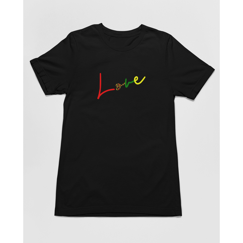 Black History Cursive Love Tee