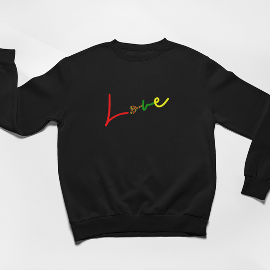 Black History Cursive Love Sweatshirt