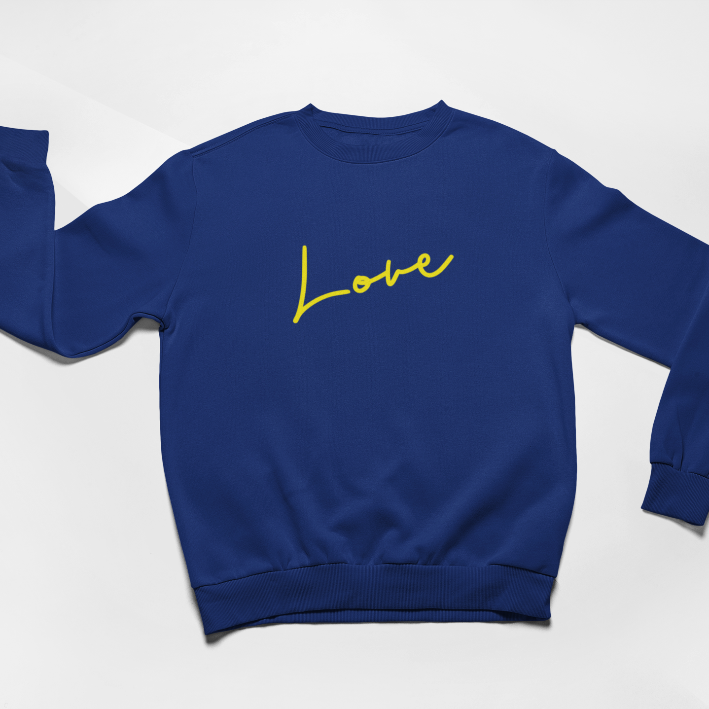 Navy Cursive Love Sweatshirt