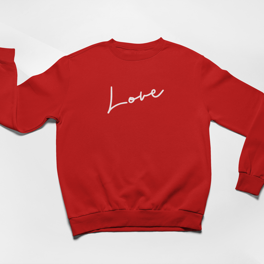 Cursive Love Sweatshirt